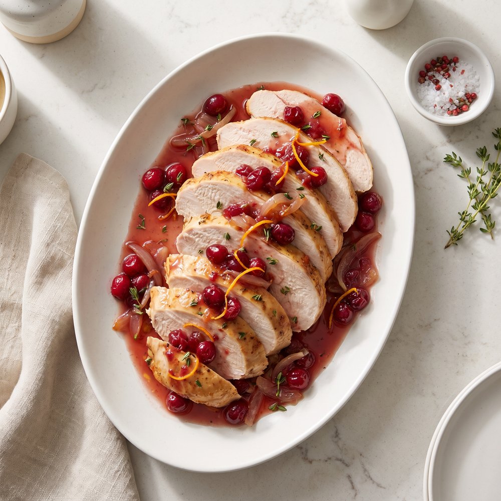 Crockpot Cranberry Turkey Breast