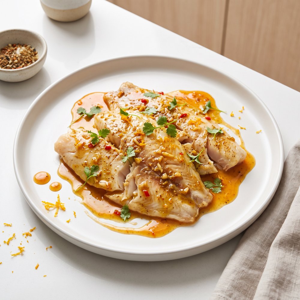 Orange-Curry Swai Fillets