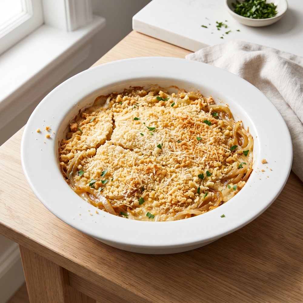 Sweet Onion Parmesan Casserole