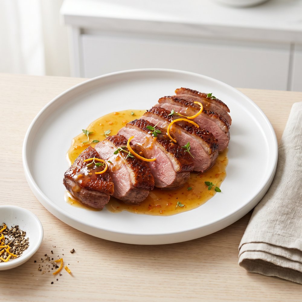 Orange-Glazed Duck Breast