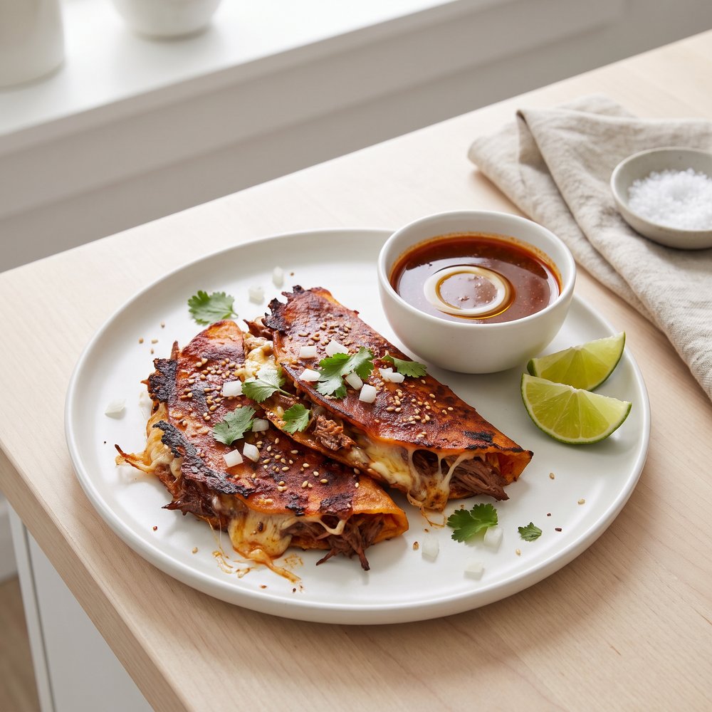 Cheesy Birria-Style Tacos