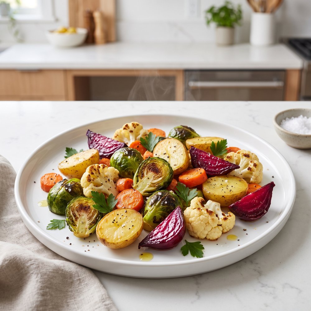 Oven-Roasted Mixed Vegetables