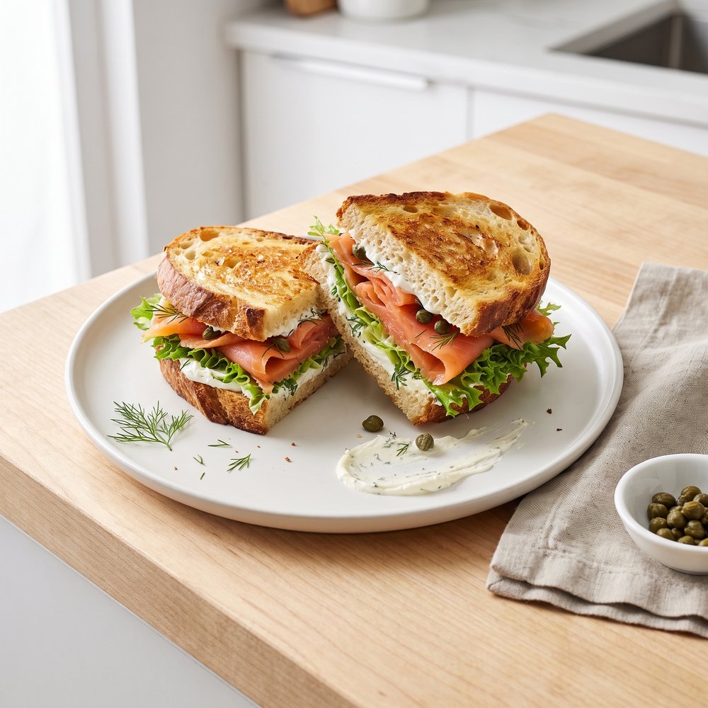 Smoked Salmon Sandwich