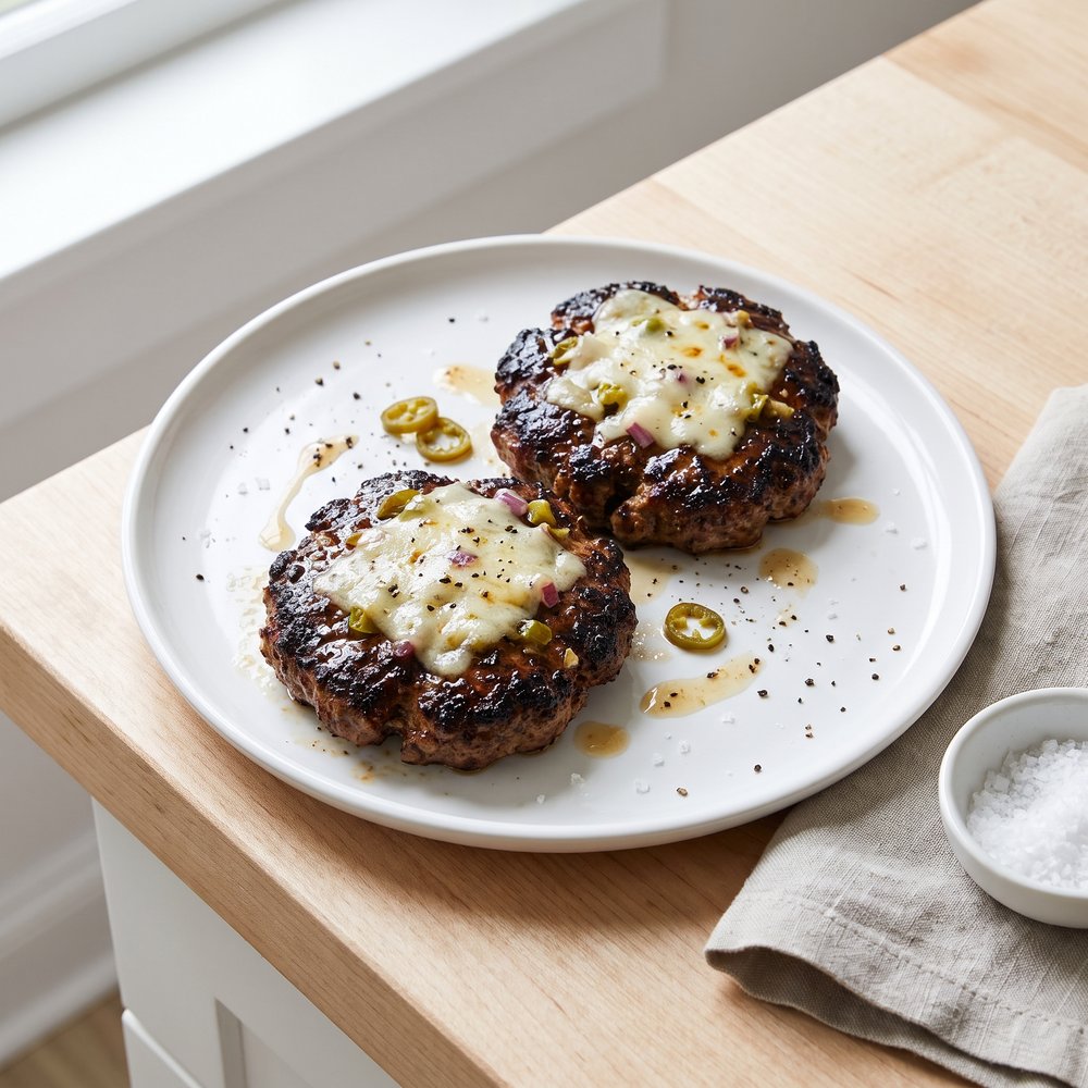 Premium Backyard Grill Burgers