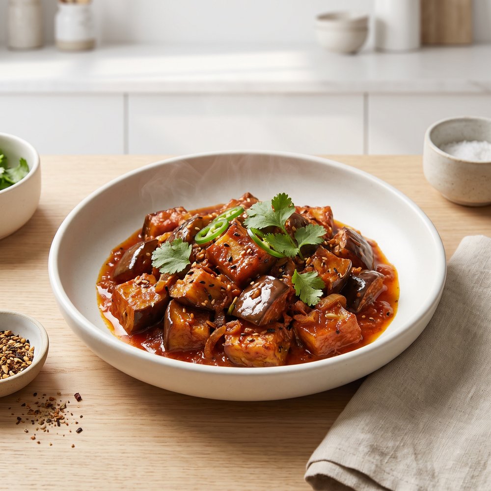 Spiced Brinjal (Hot Eggplant)