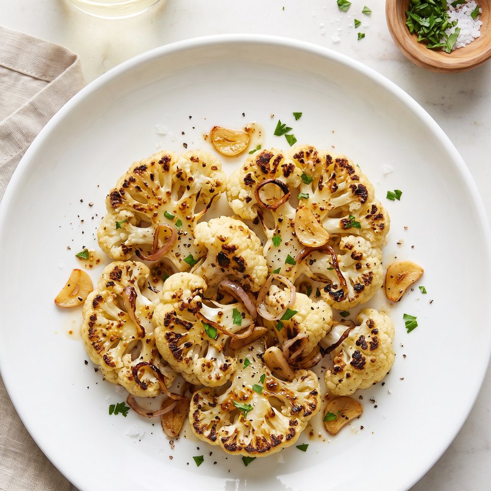Dijon Roasted Cauliflower