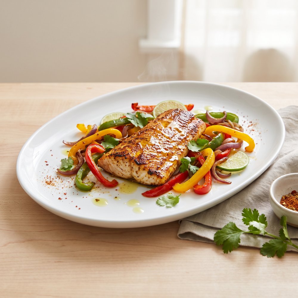 Sheet Pan Mahi Mahi Fajitas