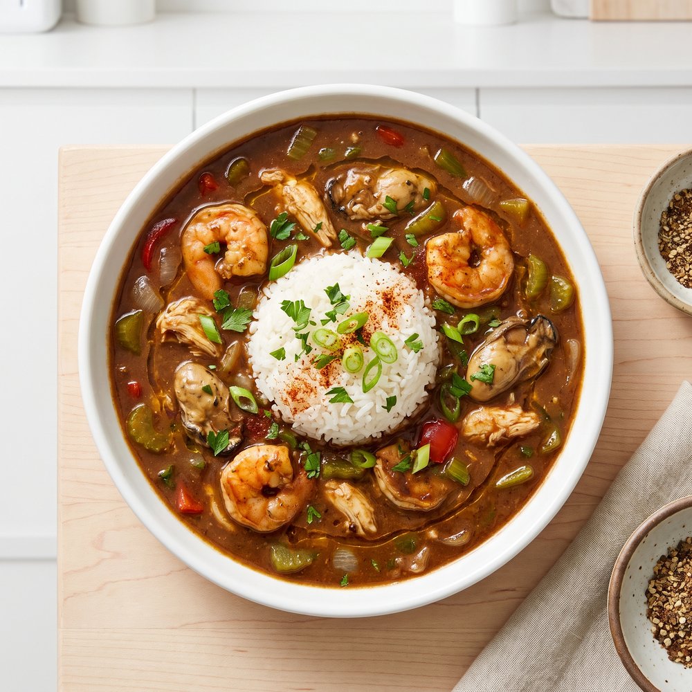 Creole Seafood Filé Gumbo