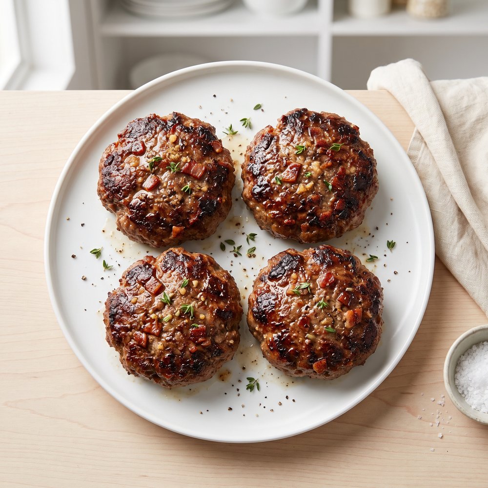 Chef John's Bacon-Stuffed Meatloaf-Style Grilled Burgers