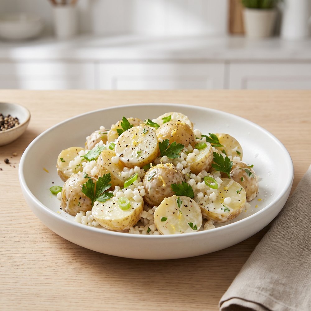 Healthier Creamy Potato Salad