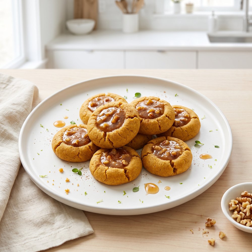 Pumpkin Thumbprint Treats