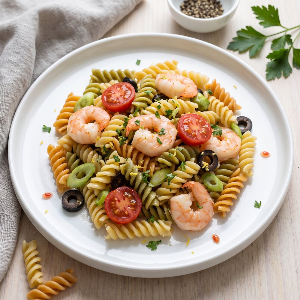 Lemony Shrimp Pasta Salad