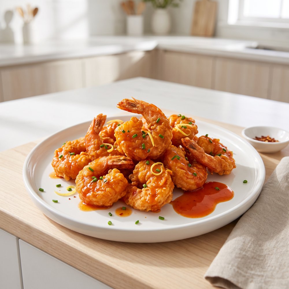 Crunchy Buffalo-Style Shrimp