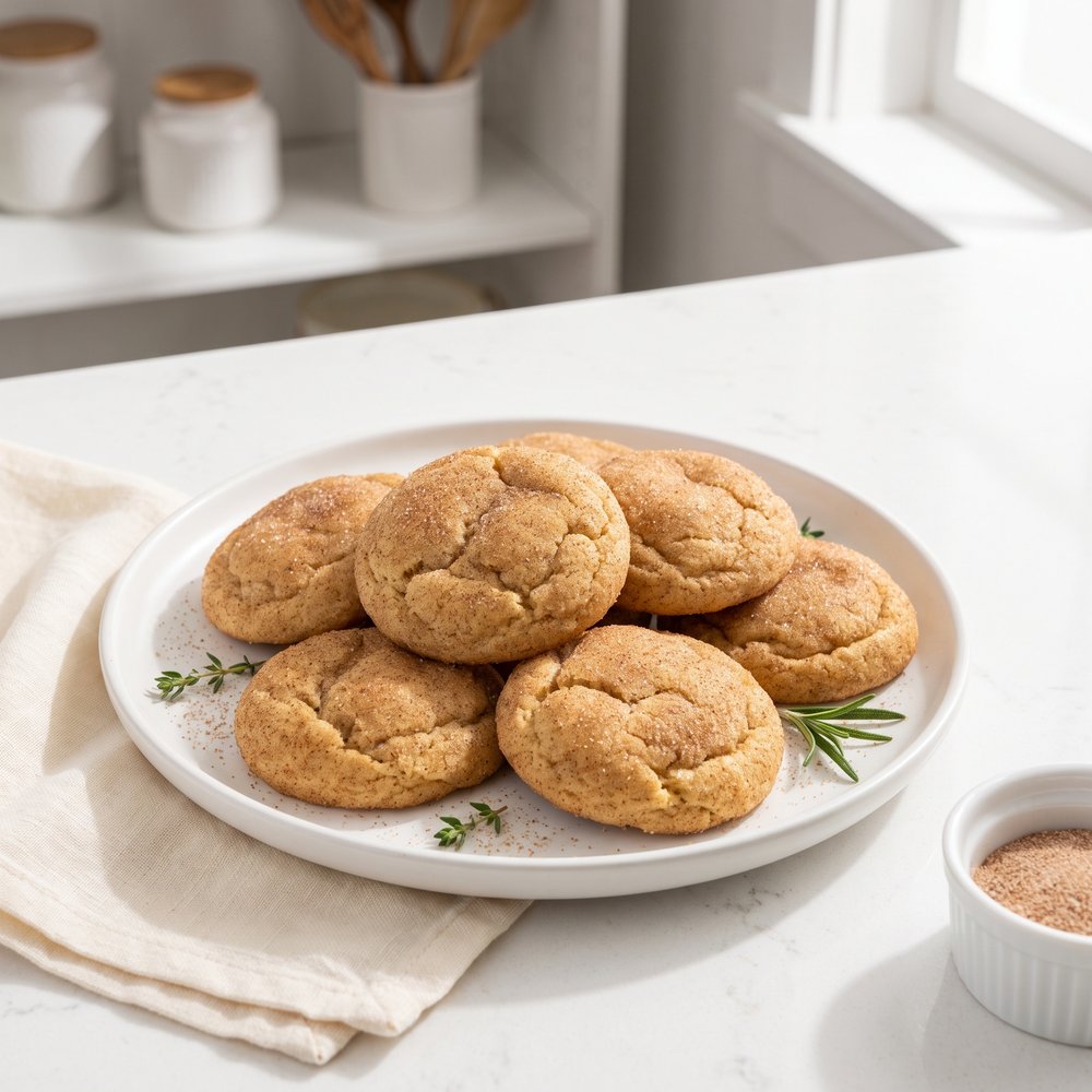 Plant-Based Snickerdoodle Cookies