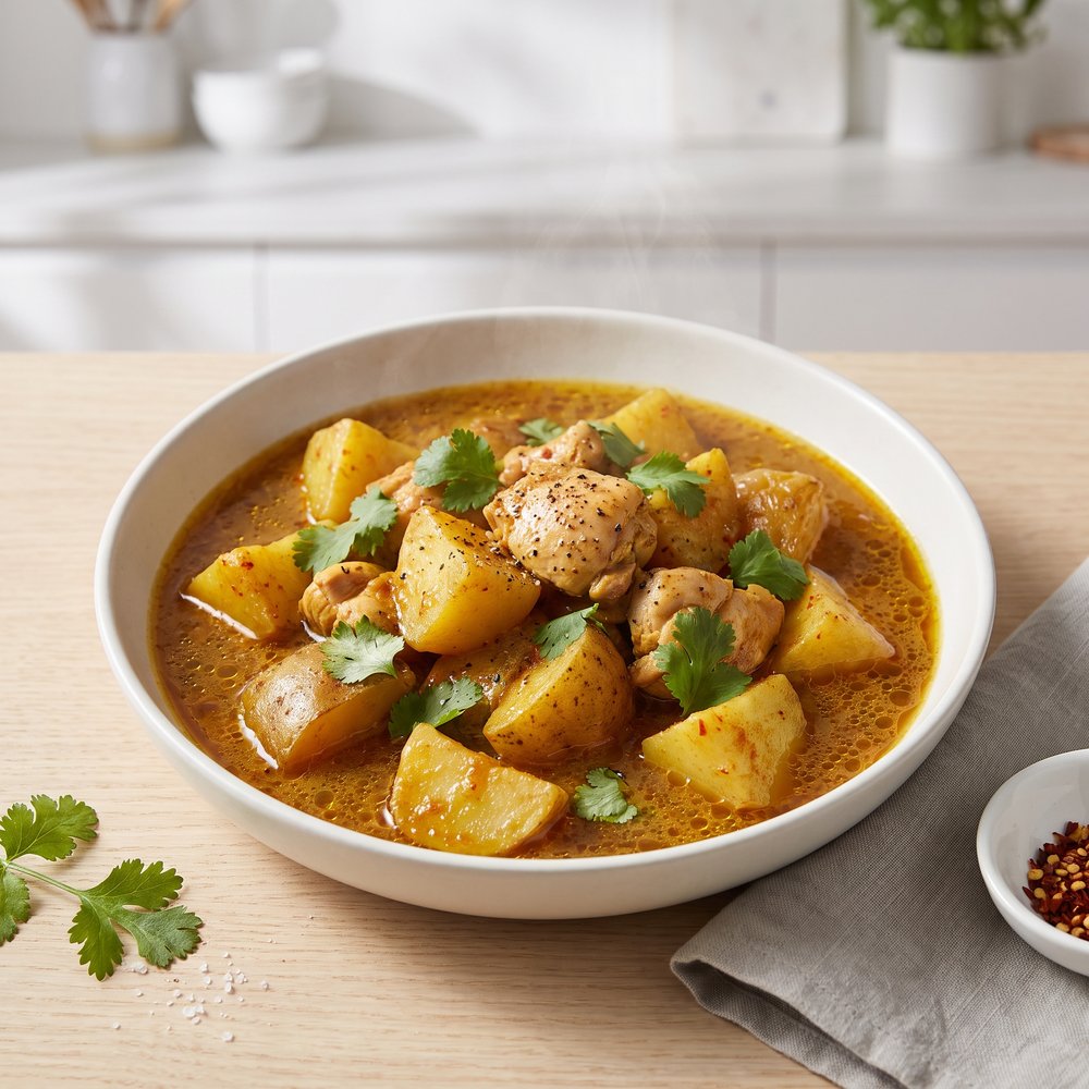 Curried Chicken with Potatoes