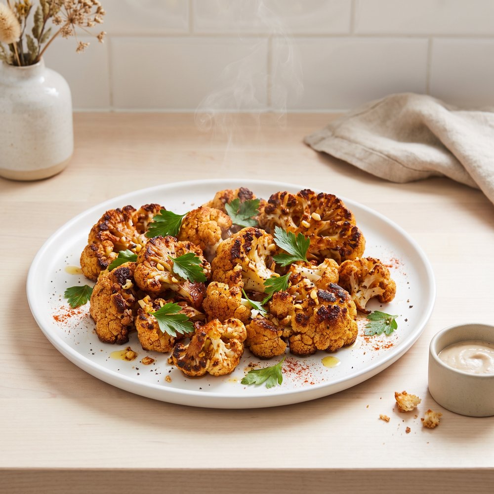 Seasoned Roasted Cauliflower