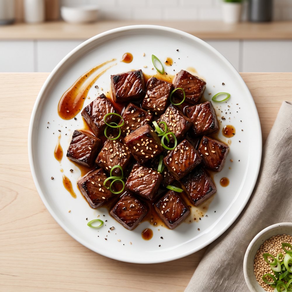 Honeyed Grilled Steak Tips