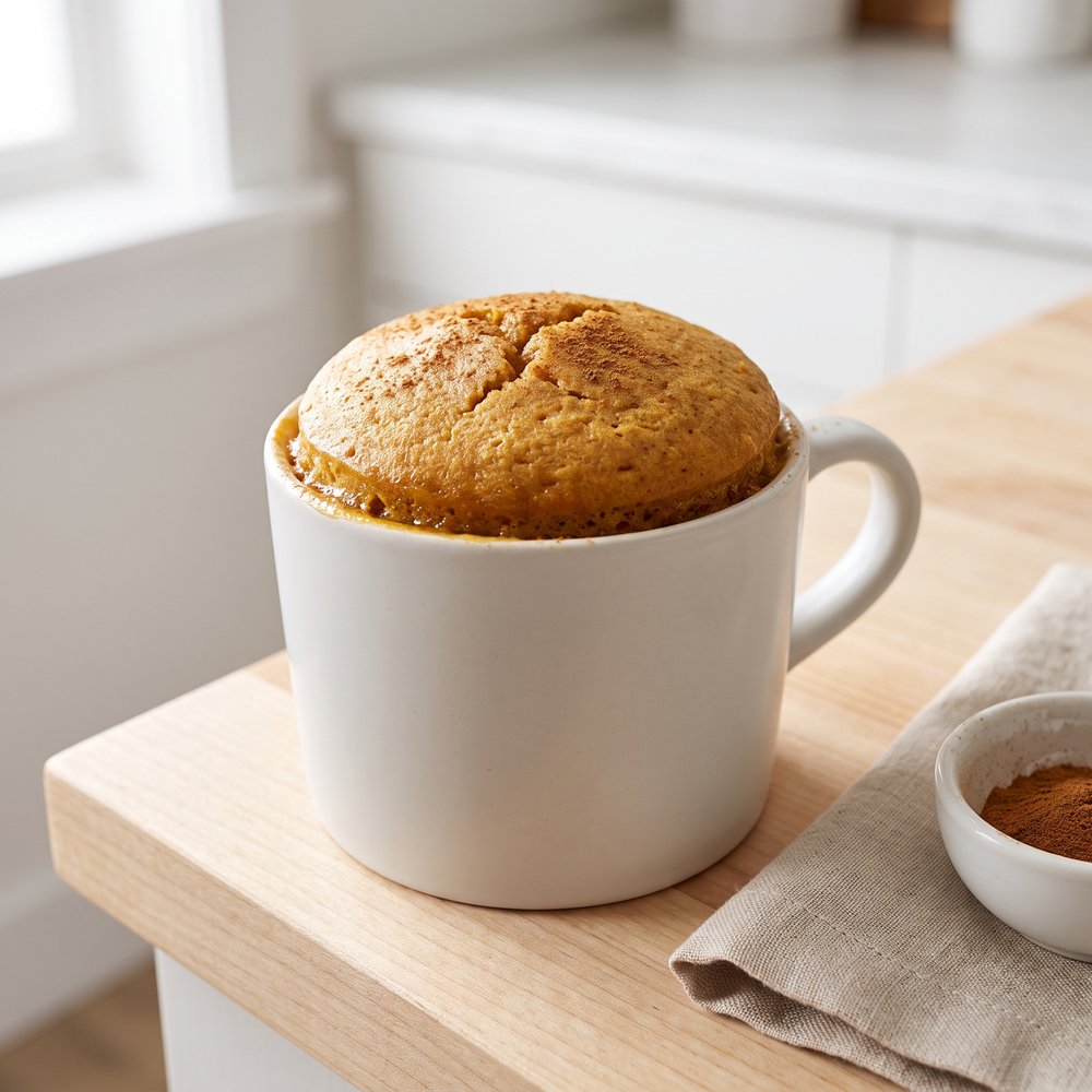 Single-Serve Pumpkin Pie Mug Cake