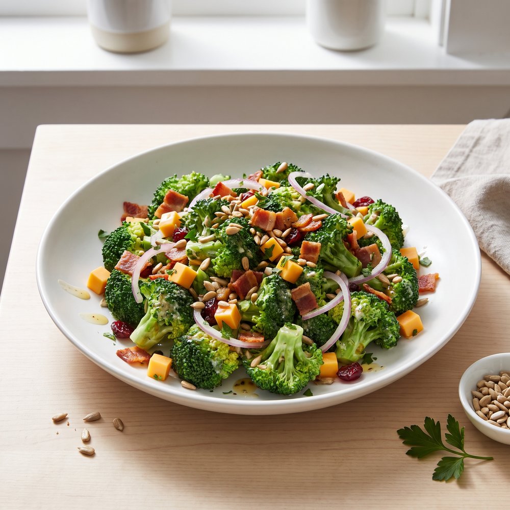 Sweet and Crunchy Broccoli Salad