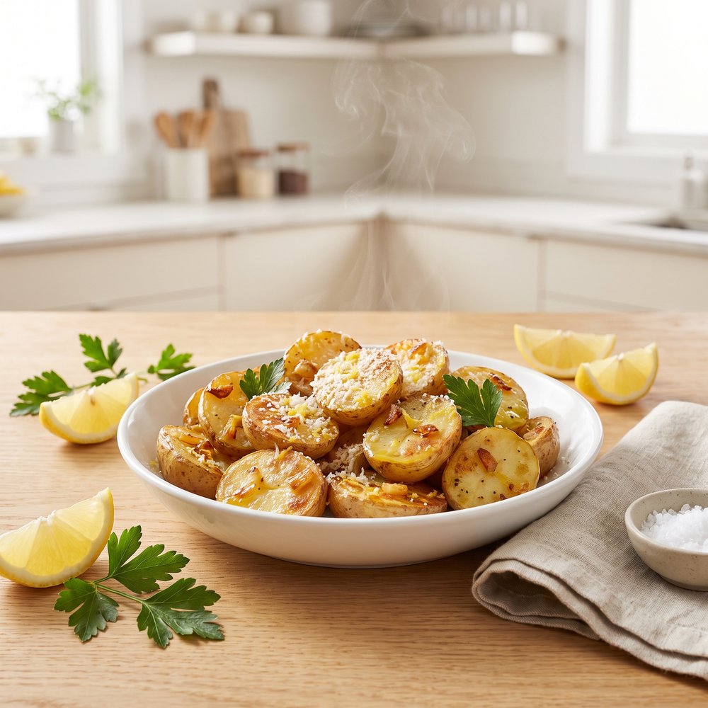Garlic-Lemon Parmesan New Potatoes