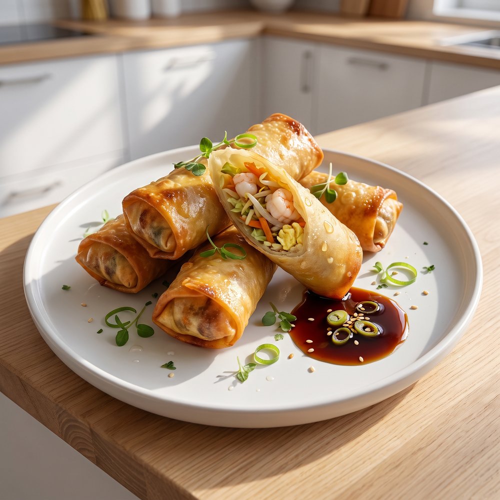 Crispy Shrimp Egg Rolls