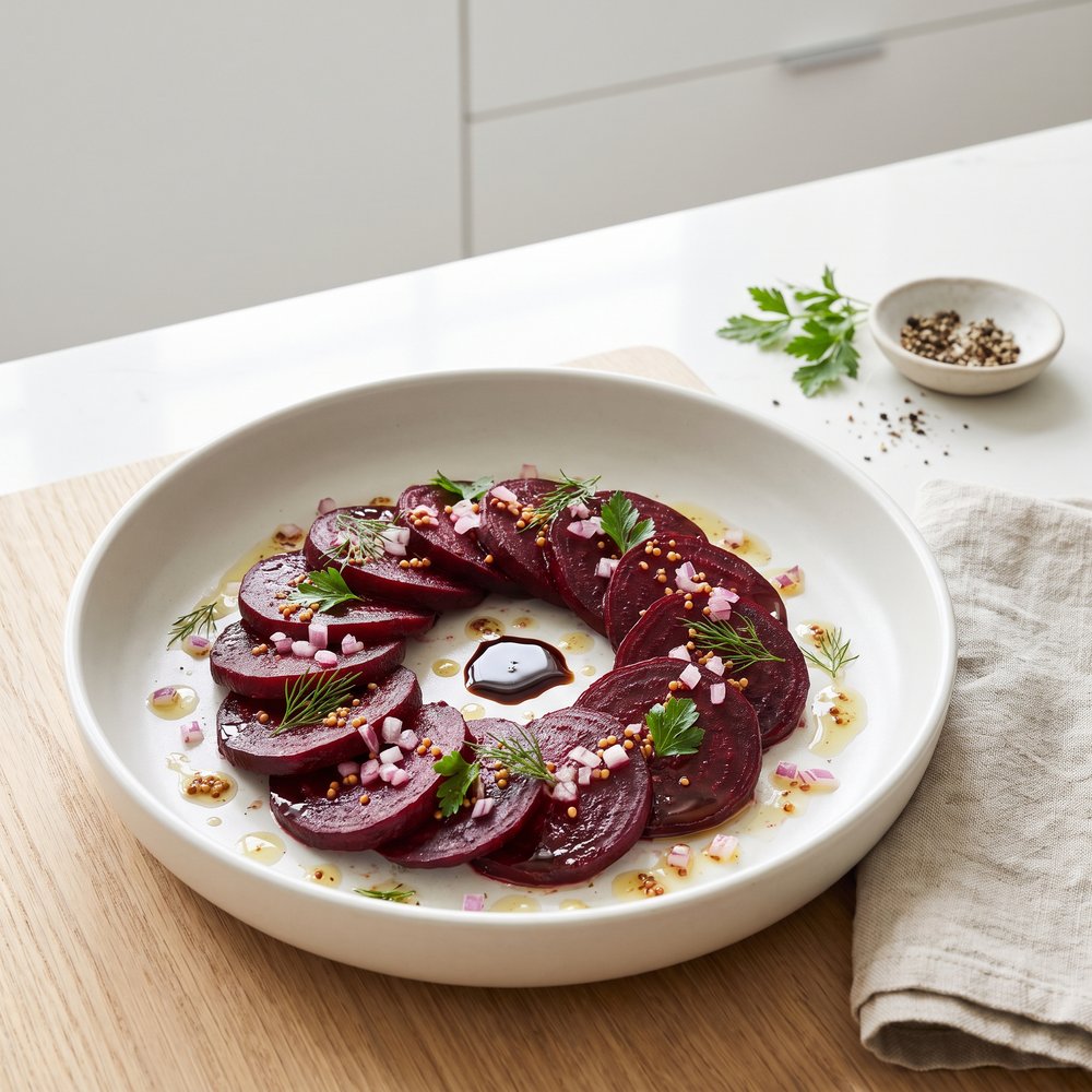 Quick Pickled Beet and Onion Salad