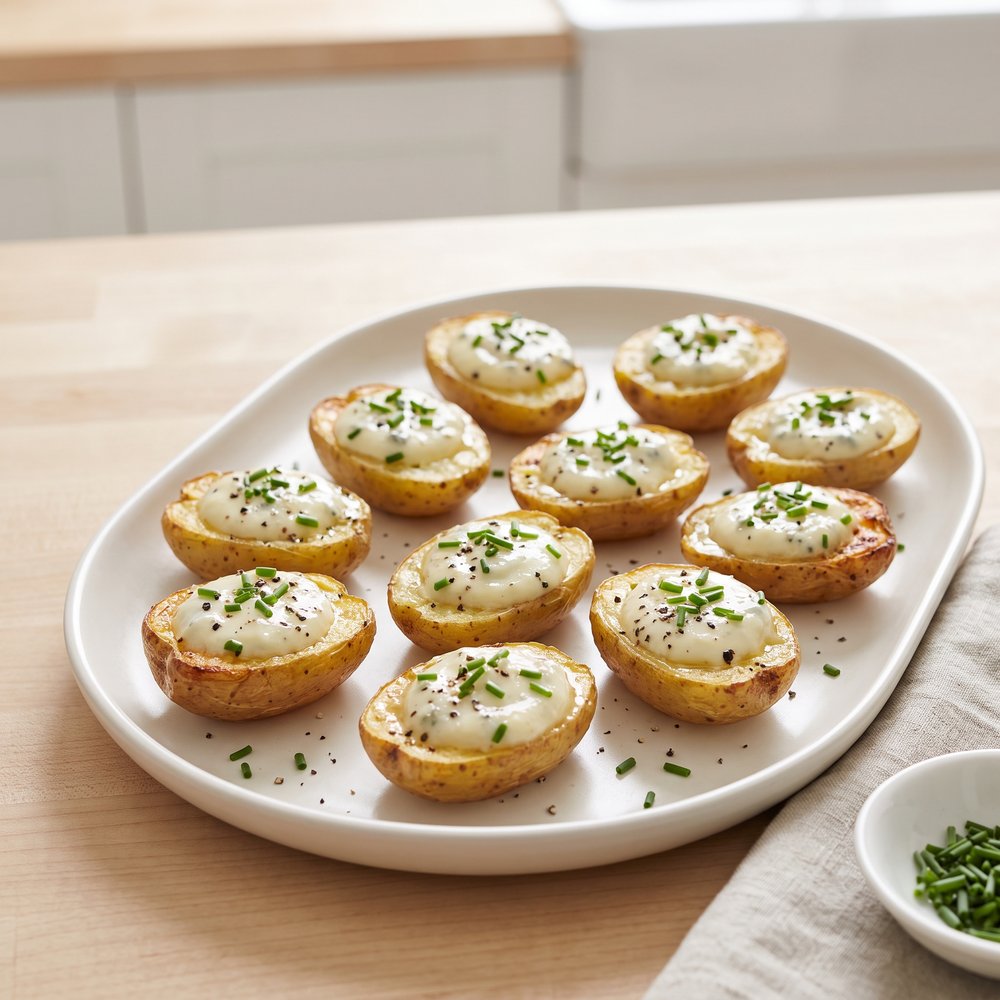 Mini Potatoes Filled with Gorgonzola