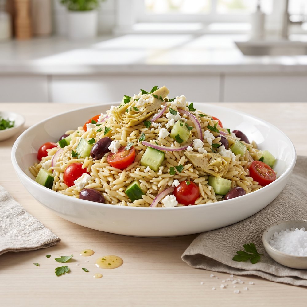 Mediterranean Orzo Pasta Salad