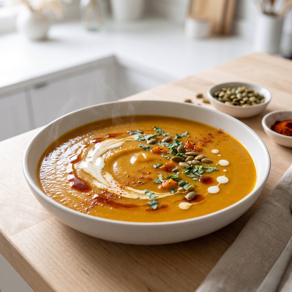 Smoky Chipotle Pumpkin Soup