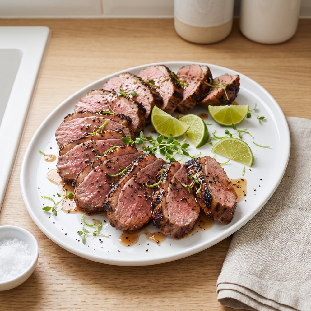 Leg of Lamb with Lime Glaze