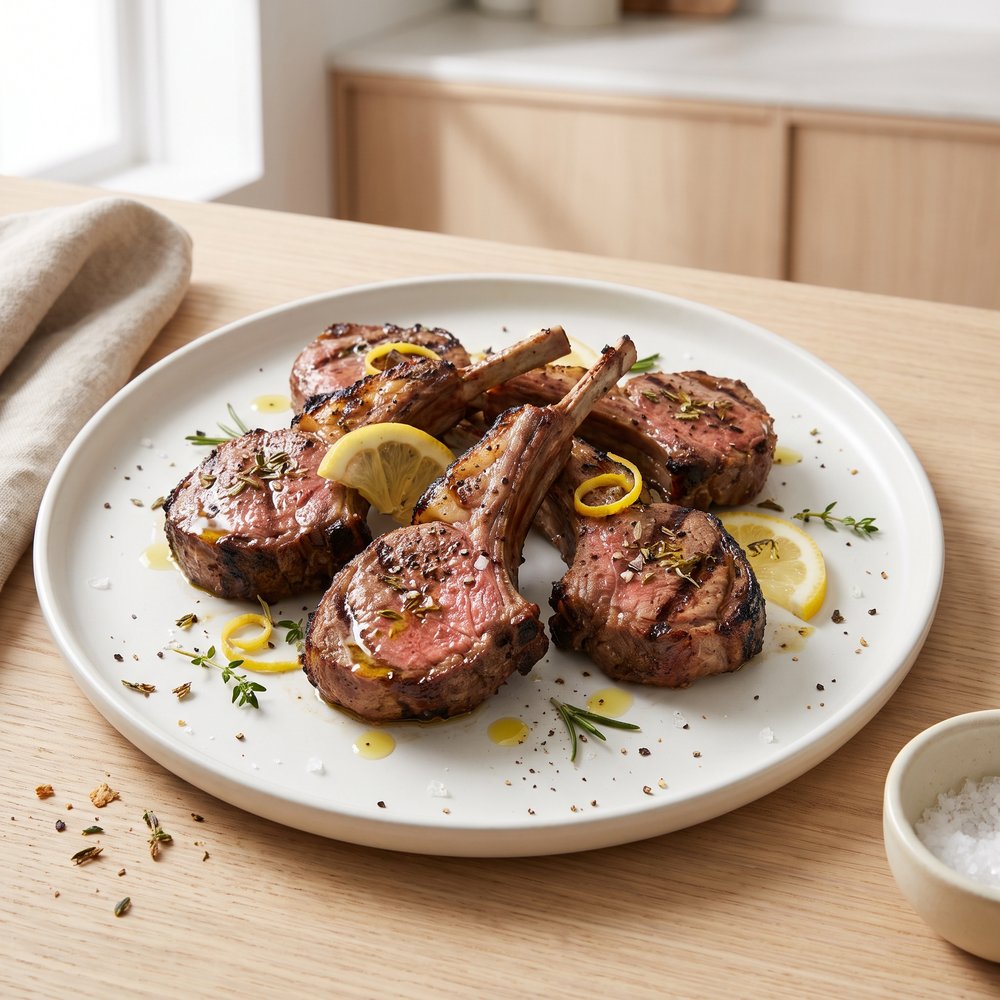 Provençal Grilled Lamb Loin Chops