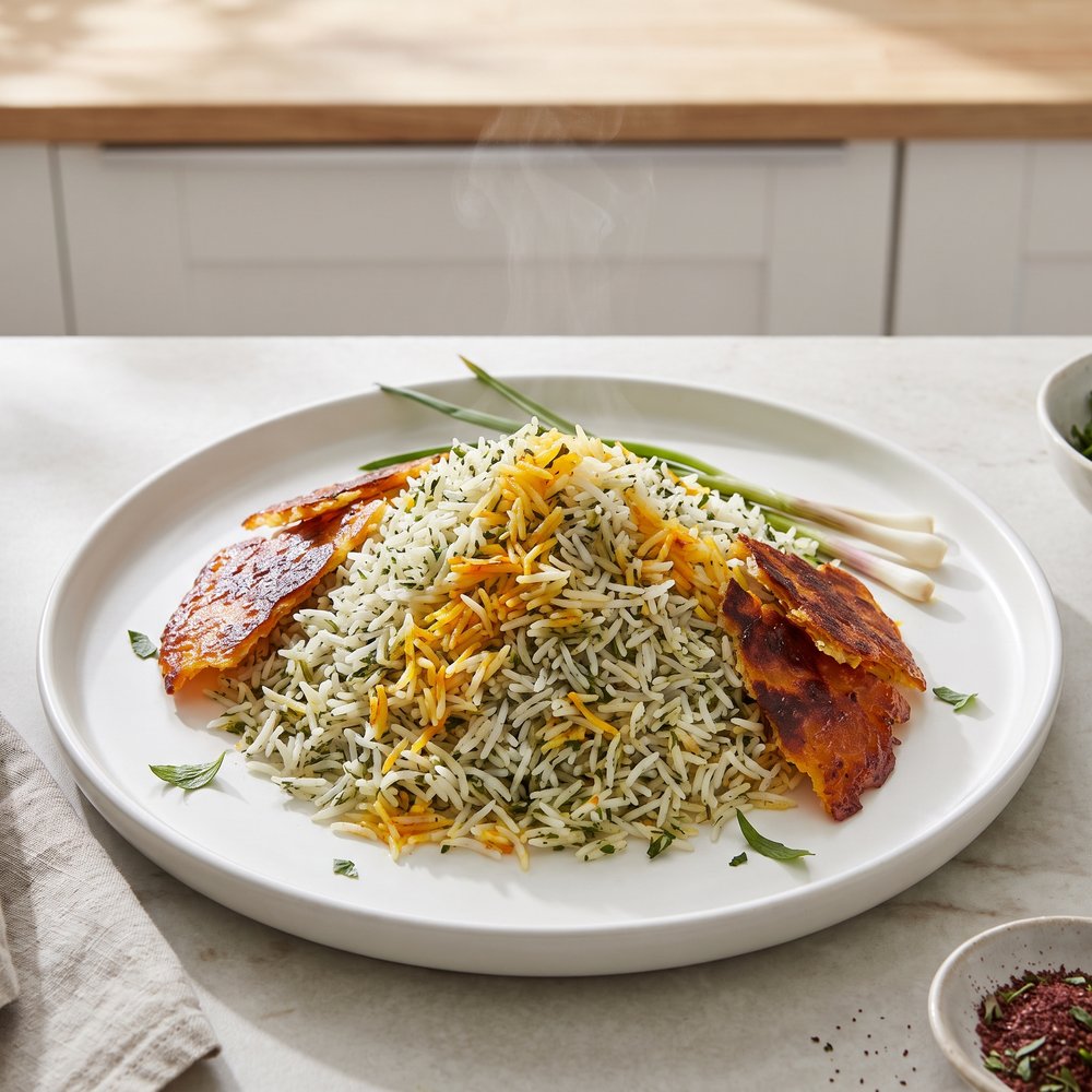 Sabzi Polo (Persian Herbed Rice)