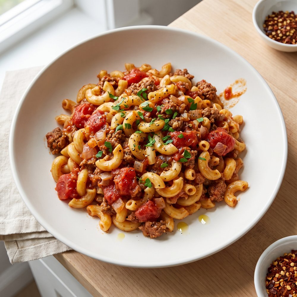 Classic American Goulash-Style Skillet
