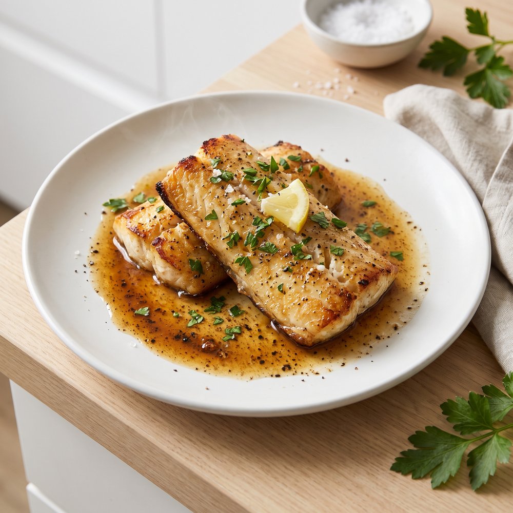 Brown Butter Mahi Mahi in the Air Fryer