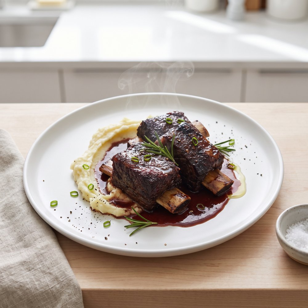 Pressure Cooker Braised Short Ribs