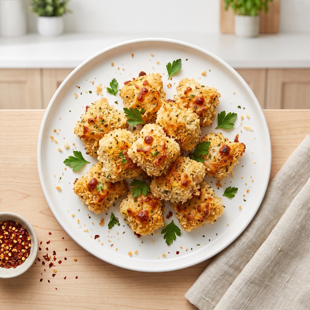 Air-Fried Parmesan Chicken Nuggets