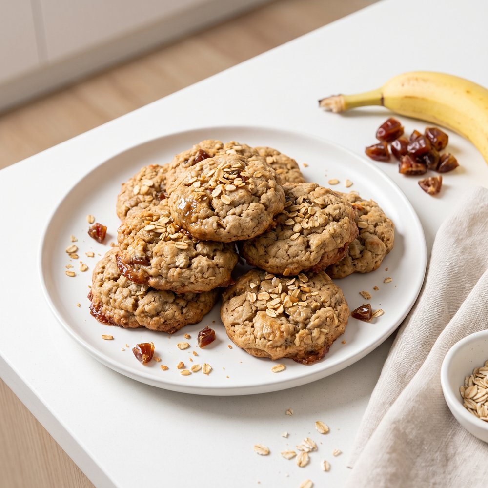 Healthy Banana Cookies
