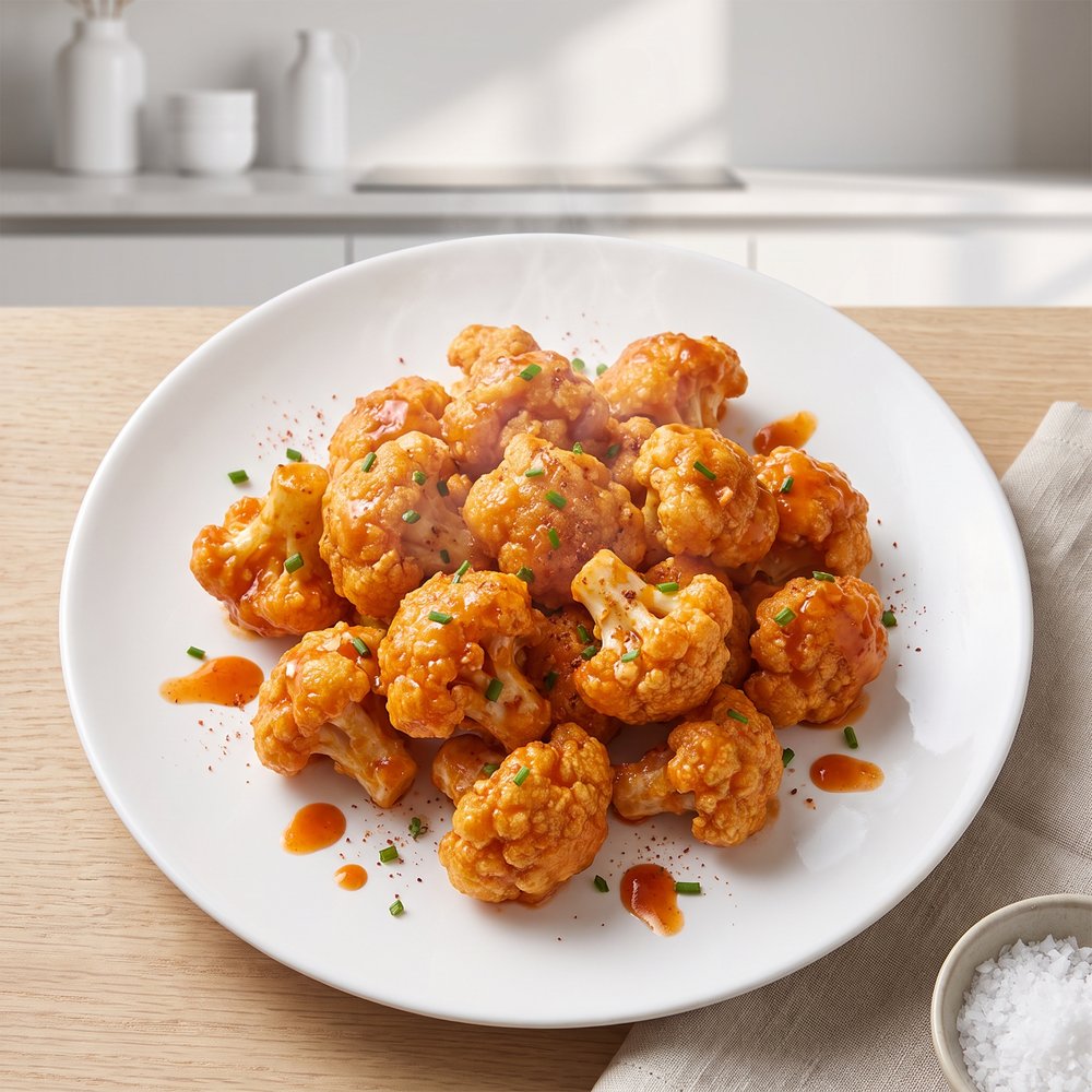 Buffalo Cauliflower Bites in the Air Fryer