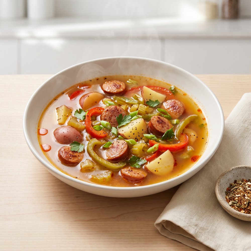 Cajun Andouille Potato Soup