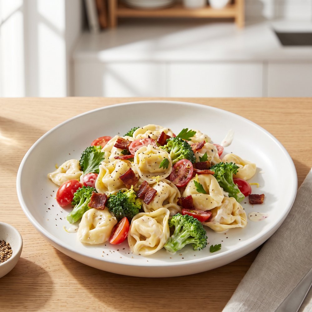 Tortellini Bacon Broccoli Salad