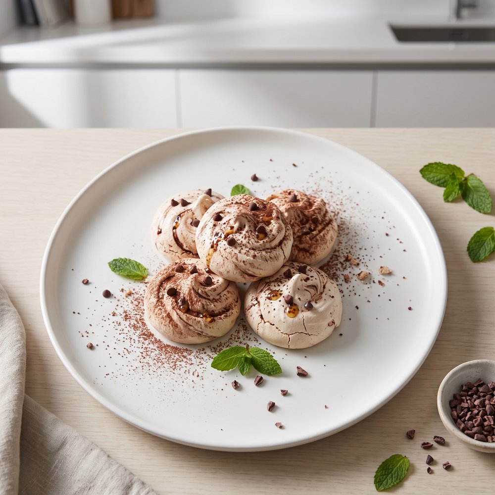 Passover Cocoa-Chocolate Chip Meringues