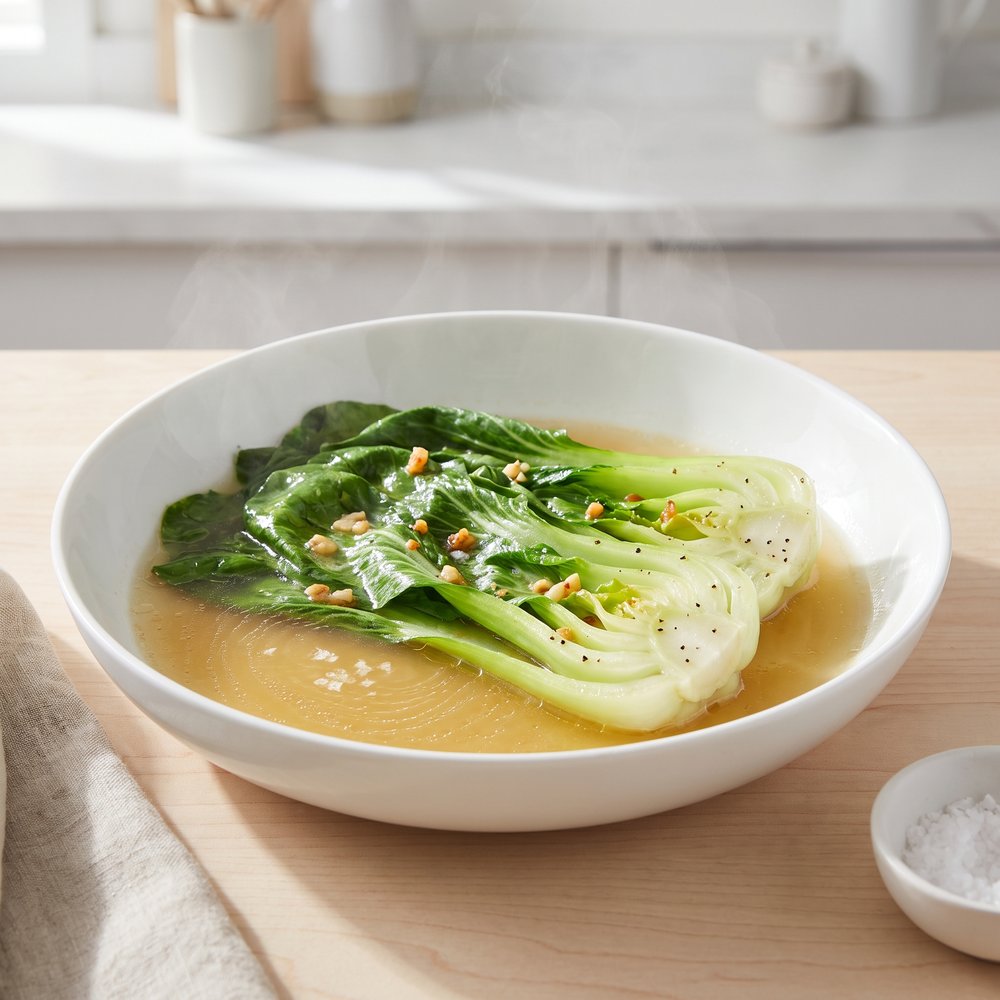 Garlic-Butter Baby Bok Choy