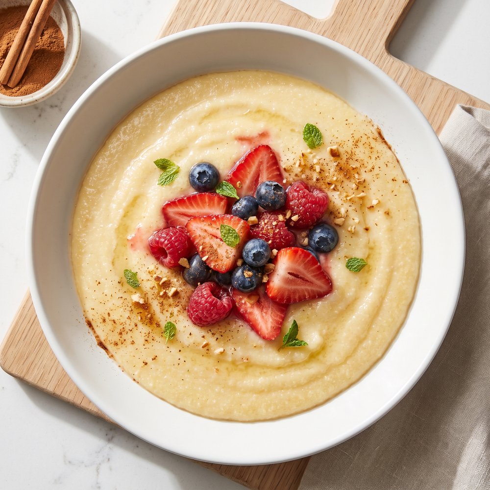 Morning Polenta Breakfast Bowl