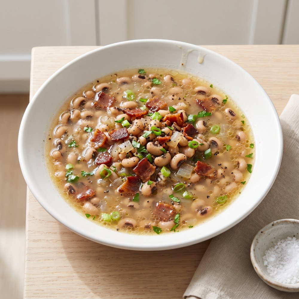 Black-Eyed Peas with Bacon