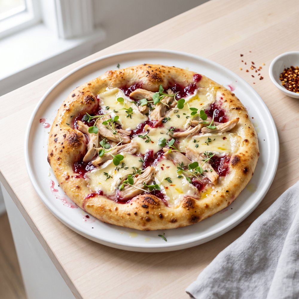 Chicken, Brie & Cranberry Pizza