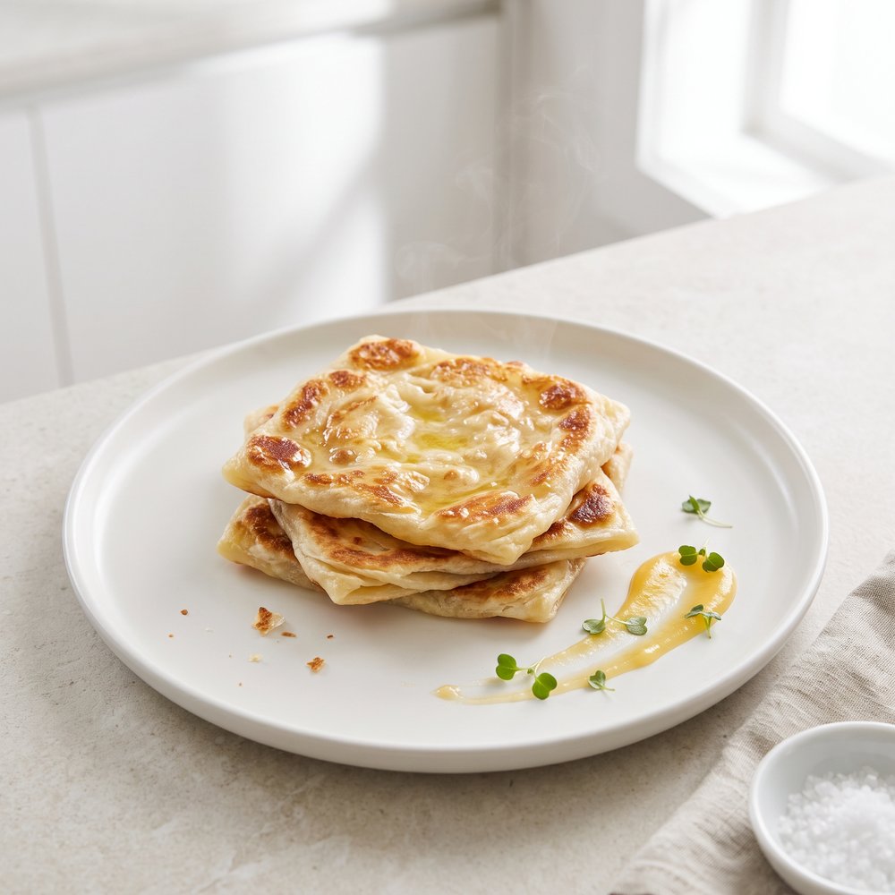 Roti Canai / Paratha (Indian Flatbread Pancake)