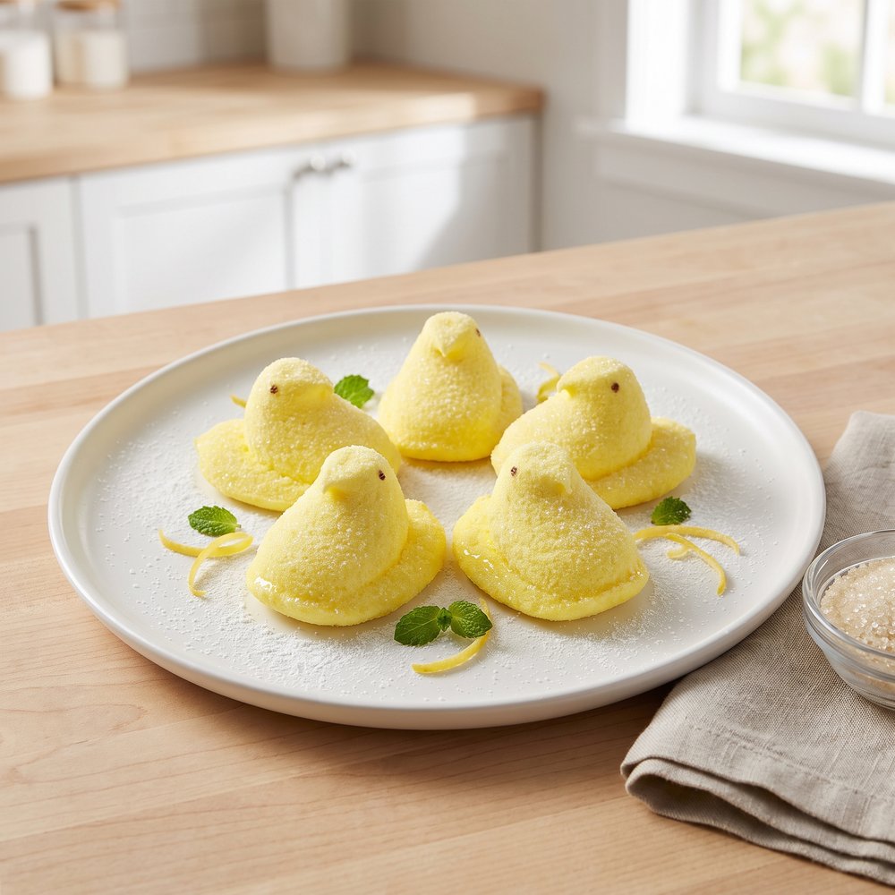 Citrus Marshmallow Peeps for Adults