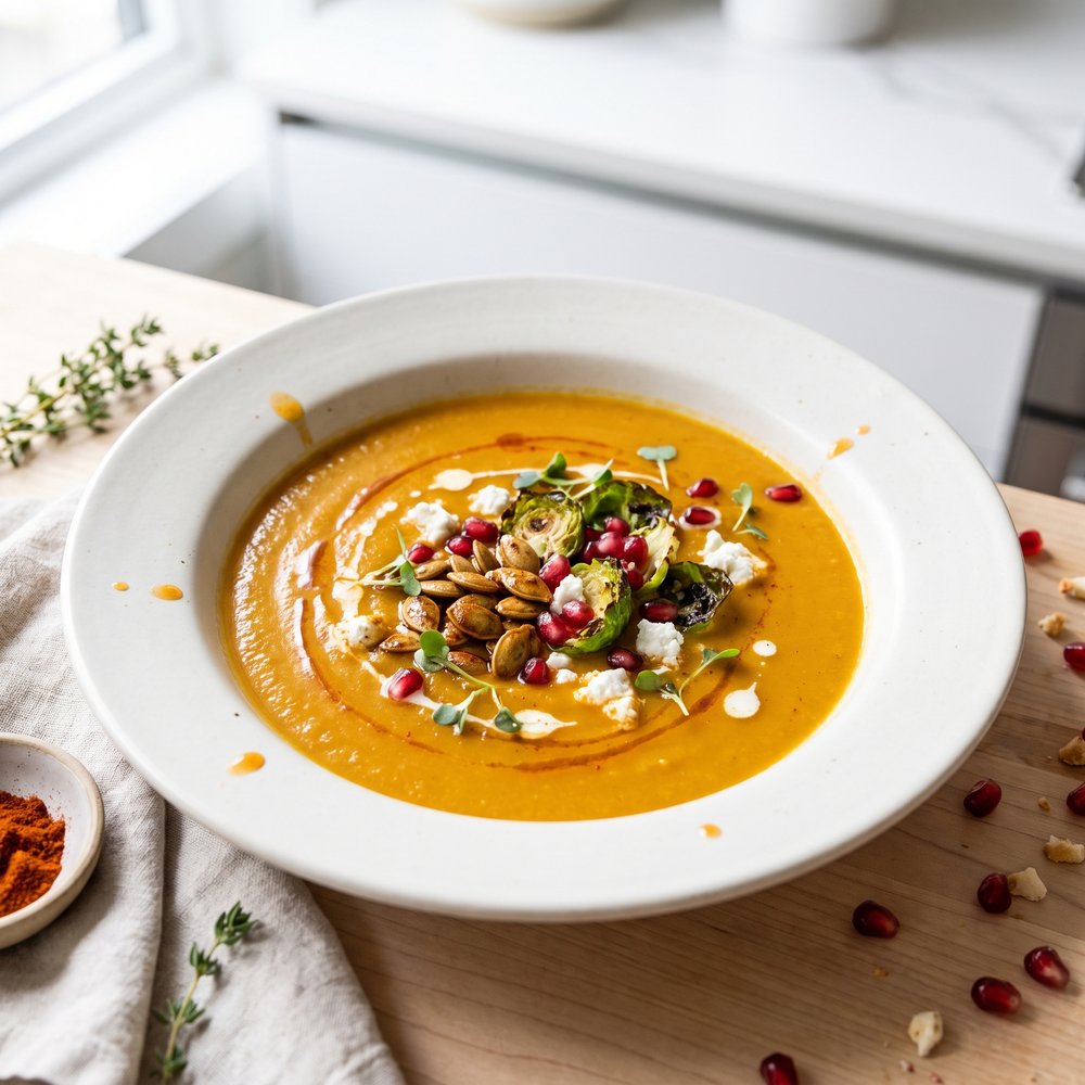 Smoky Butternut Squash Bisque