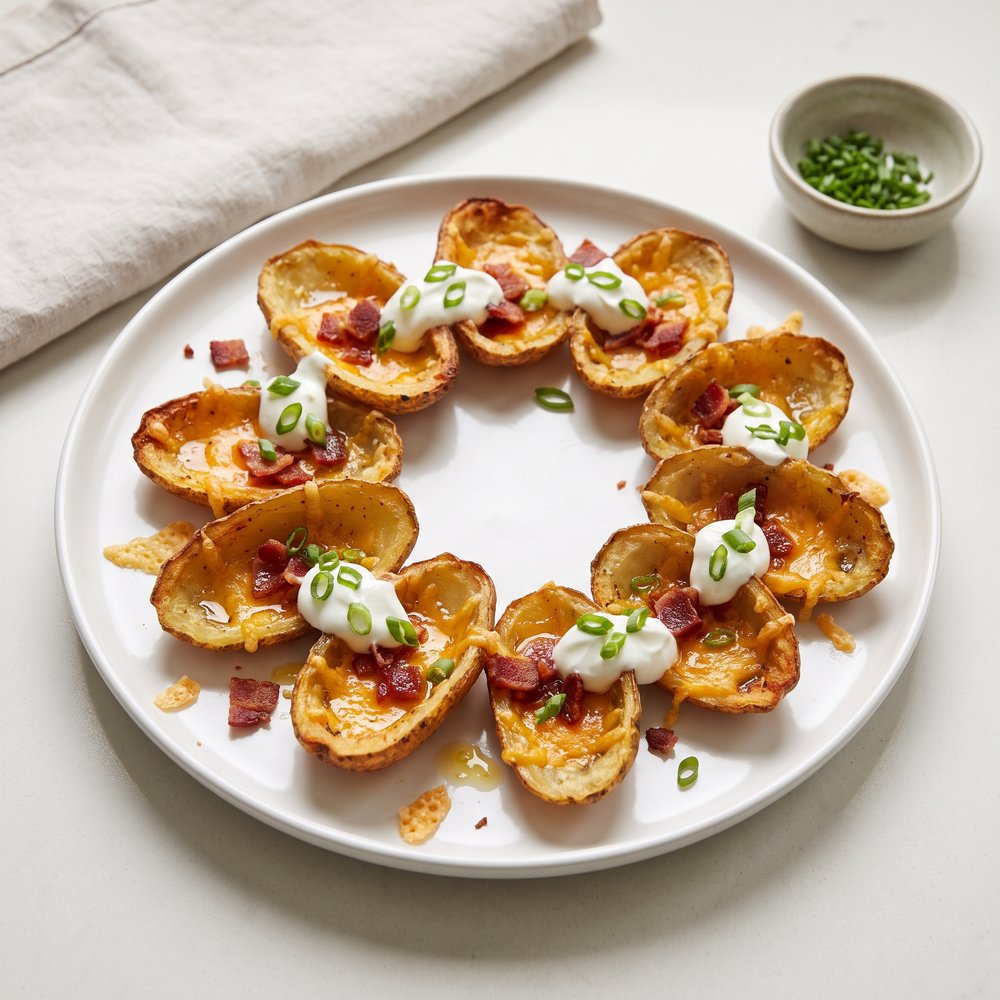 Crispy Loaded Potato Skins