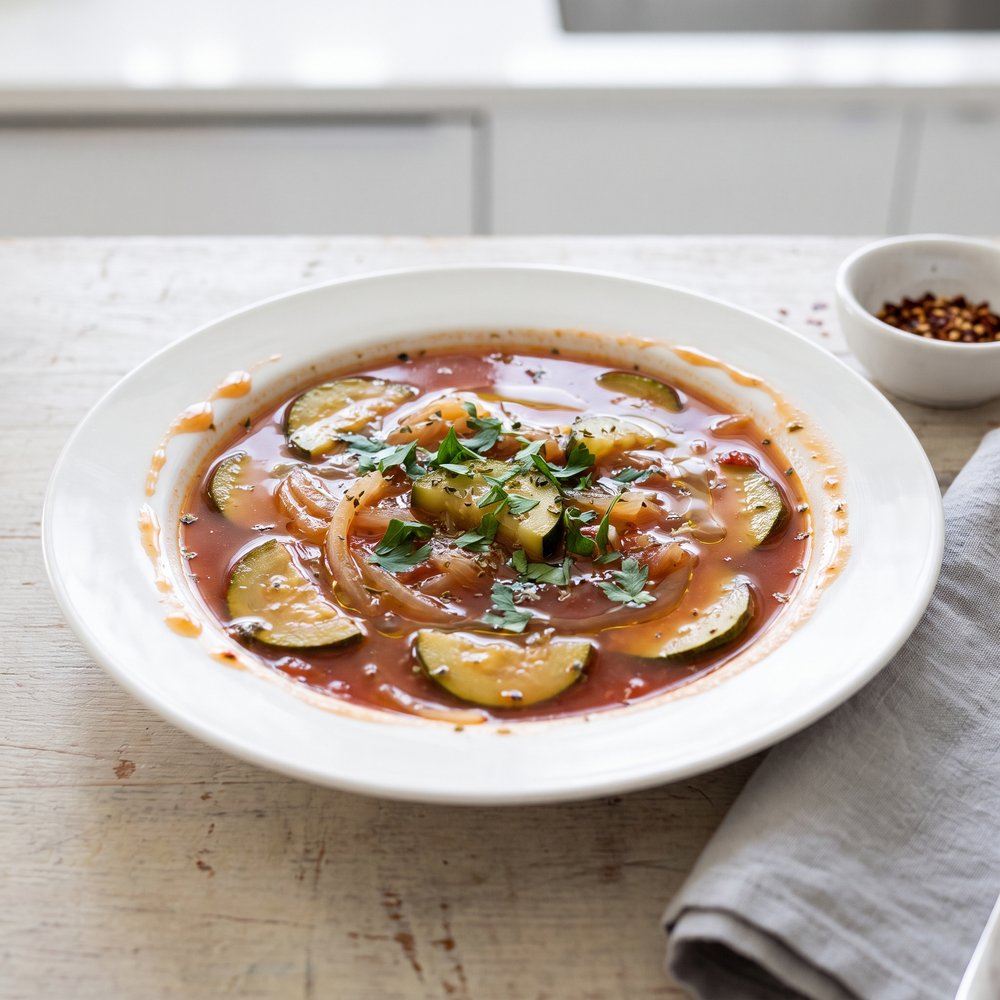 Tuscan-Style Zucchini and Tomato Soup